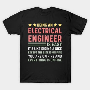 Funny electrical engineer assistant student Graduation T-Shirt